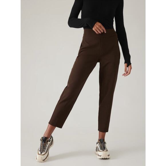 Athleta Endless High Rise Pant in Toasted Brown Size 12 - Picture 1 of 5